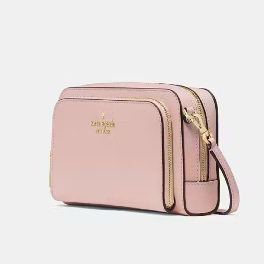 Kate Spade Staci Mini Crossbody Bag Leather,  Tutu Pink, Model: KG036 - Picture 2 of 11